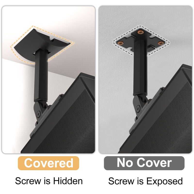 Dinghosen Black Wall Mount Bracket for UB-20 Compatible with Bose Cube Speakers Lifestyle 6 10 15 18 28 12 (Black) - Image 5